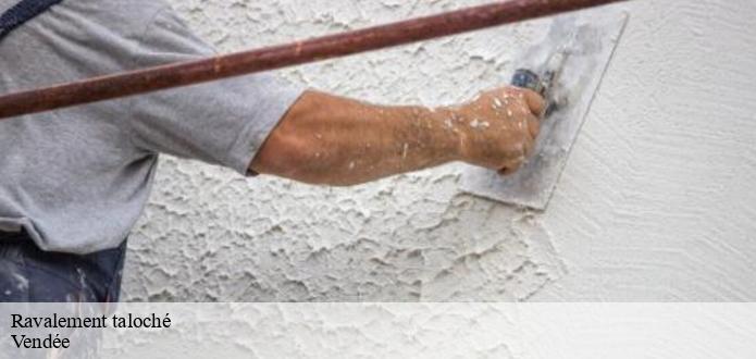 Ce qu'il faut savoir sur les travaux de ravalement taloché dans le 85