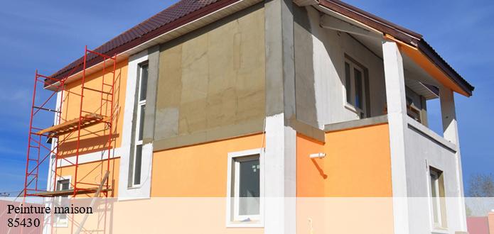La peinture des murs extérieurs : une spécialité de CP Rénovation à Nieul Le Dolent dans le 85430 et les localités avoisinantes 