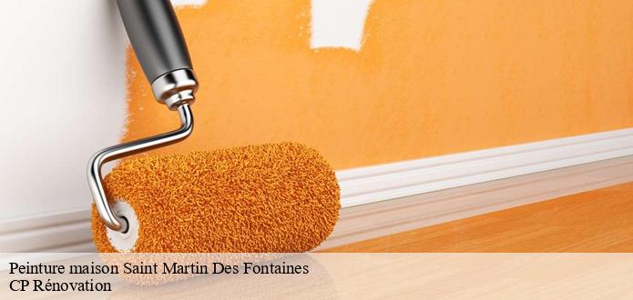 La peinture des murs extérieurs et la rénovation esthétique à Saint Martin Des Fontaines