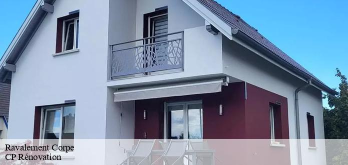 Le ravalement de façade : une spécialité de CP Rénovation à Corpe dans le 85320
