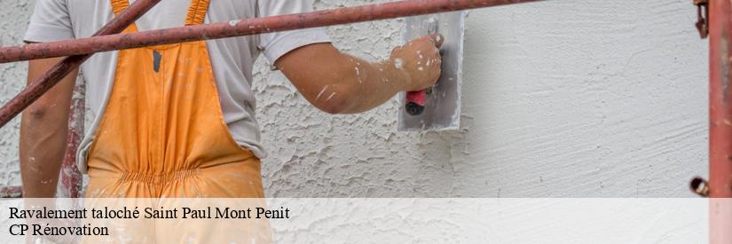 CP Rénovation : un professionnel pour les travaux de ravalement taloché à Saint Paul Mont Penit dans le 85670